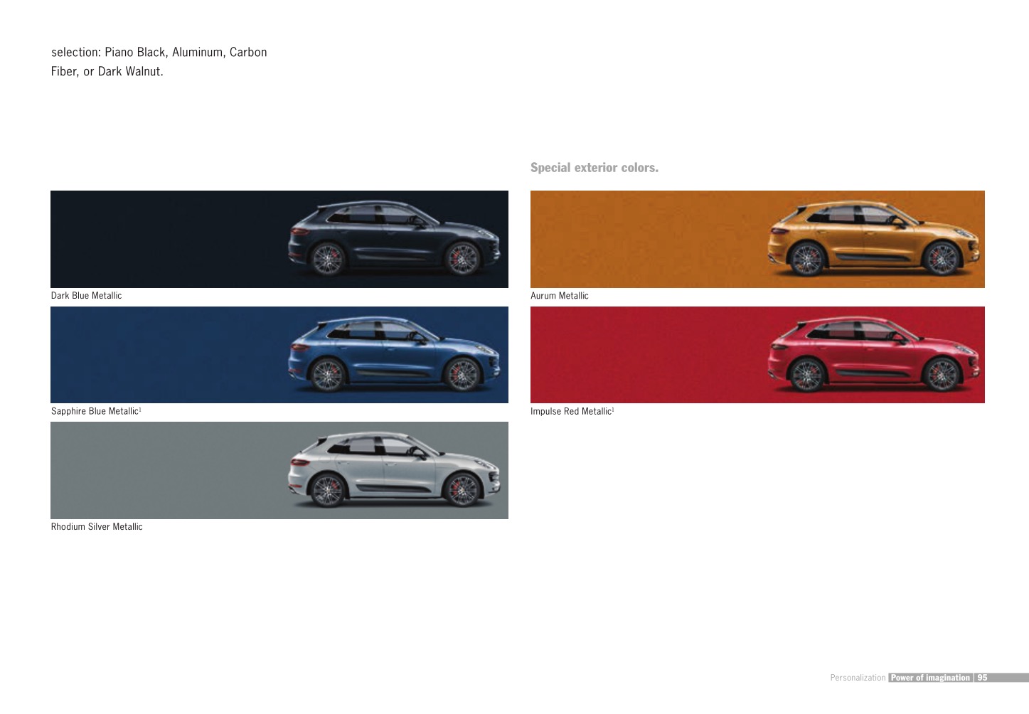 2015 Porsche Macan Brochure Page 41